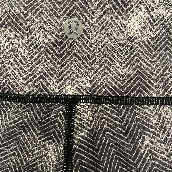 Lululemon Wunder Under Pant III Diffusion White Black size 6 - Picture 8 of 13